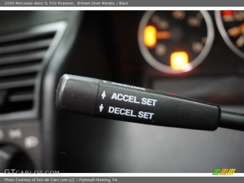 Brilliant Silver Metallic / Black 2000 Mercedes-Benz SL 500 Roadster