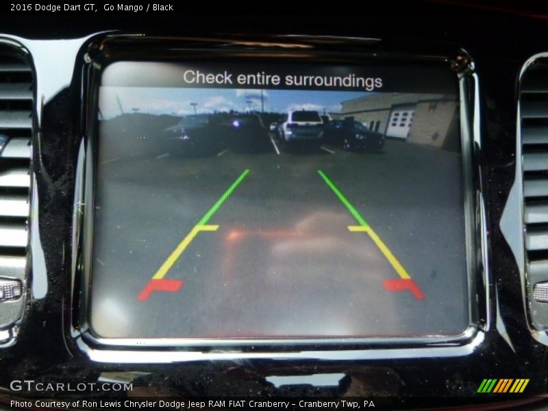 Go Mango / Black 2016 Dodge Dart GT