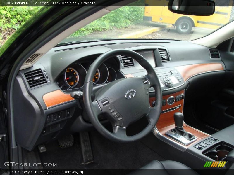 Black Obsidian / Graphite 2007 Infiniti M 35x Sedan