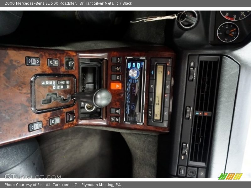 Brilliant Silver Metallic / Black 2000 Mercedes-Benz SL 500 Roadster