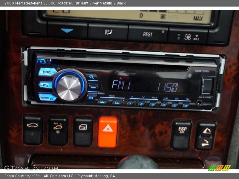 Brilliant Silver Metallic / Black 2000 Mercedes-Benz SL 500 Roadster