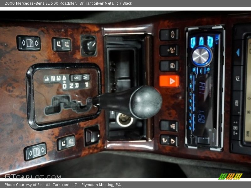 Brilliant Silver Metallic / Black 2000 Mercedes-Benz SL 500 Roadster