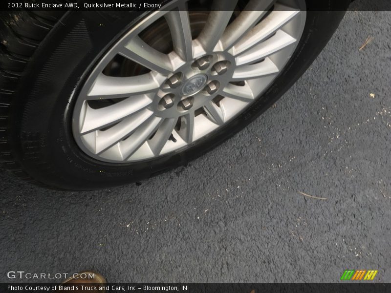Quicksilver Metallic / Ebony 2012 Buick Enclave AWD