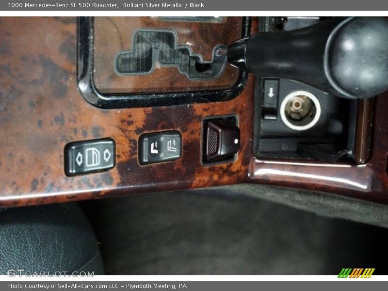 Brilliant Silver Metallic / Black 2000 Mercedes-Benz SL 500 Roadster