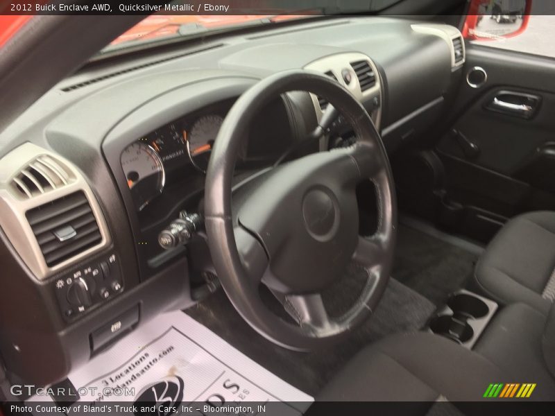 Quicksilver Metallic / Ebony 2012 Buick Enclave AWD