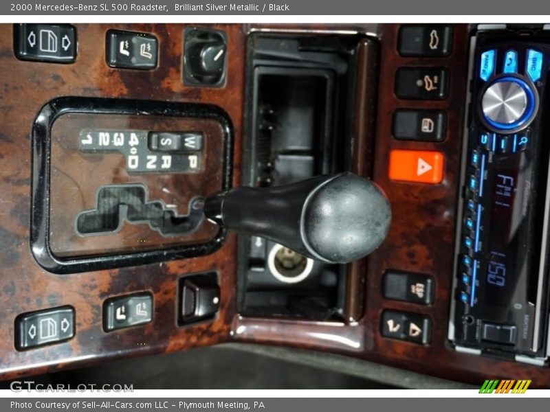 Brilliant Silver Metallic / Black 2000 Mercedes-Benz SL 500 Roadster
