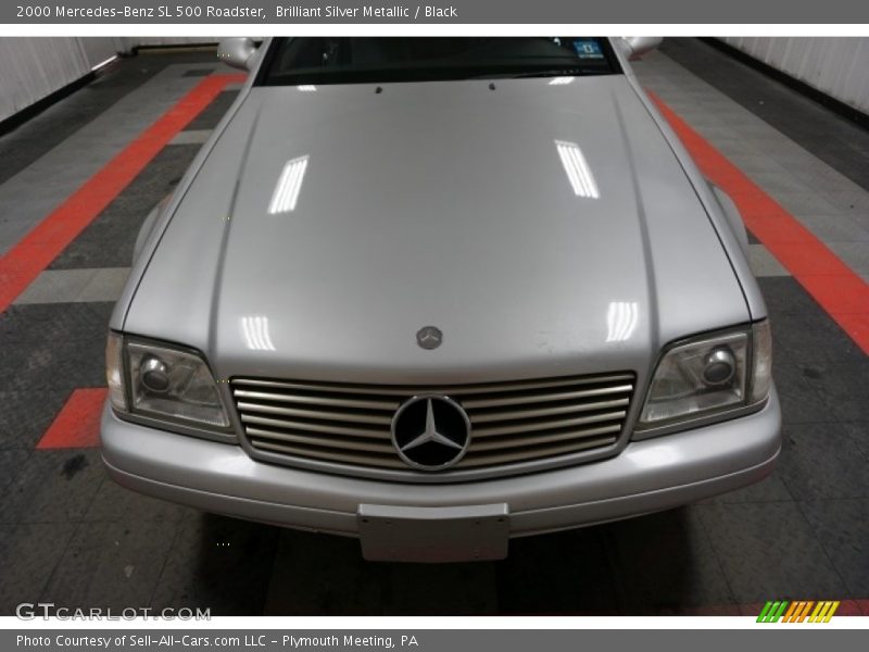 Brilliant Silver Metallic / Black 2000 Mercedes-Benz SL 500 Roadster
