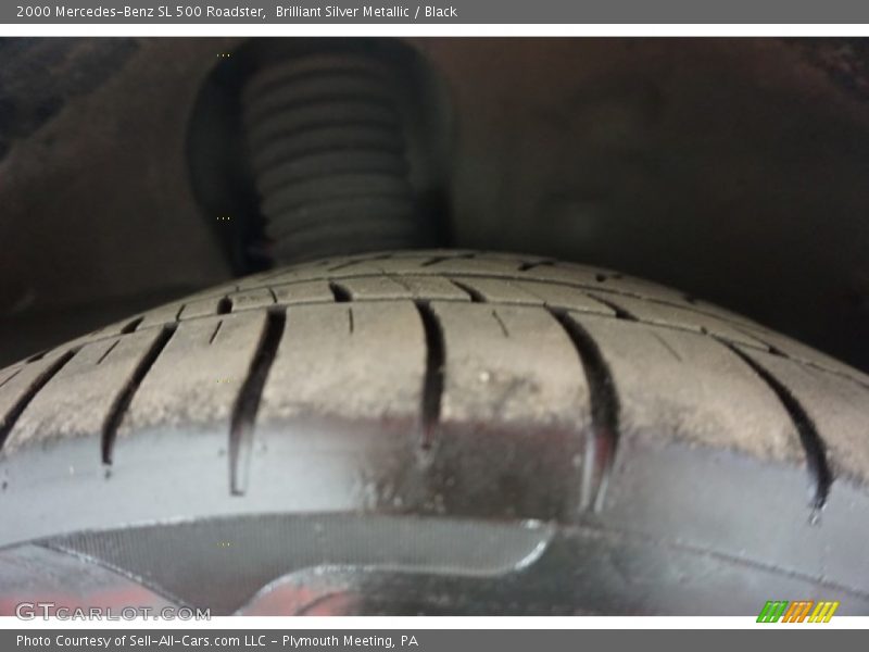 Brilliant Silver Metallic / Black 2000 Mercedes-Benz SL 500 Roadster