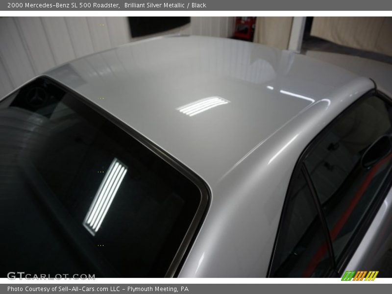 Brilliant Silver Metallic / Black 2000 Mercedes-Benz SL 500 Roadster