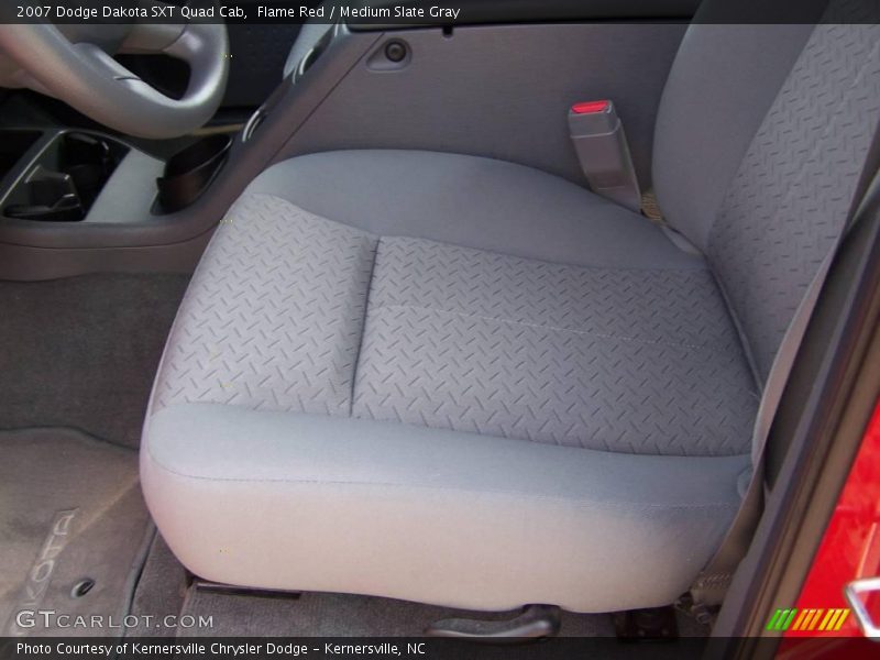 Flame Red / Medium Slate Gray 2007 Dodge Dakota SXT Quad Cab