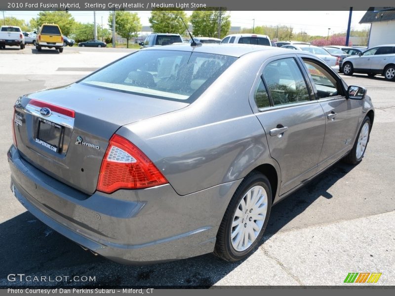 Sterling Grey Metallic / Medium Light Stone 2010 Ford Fusion Hybrid