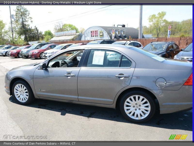 Sterling Grey Metallic / Medium Light Stone 2010 Ford Fusion Hybrid