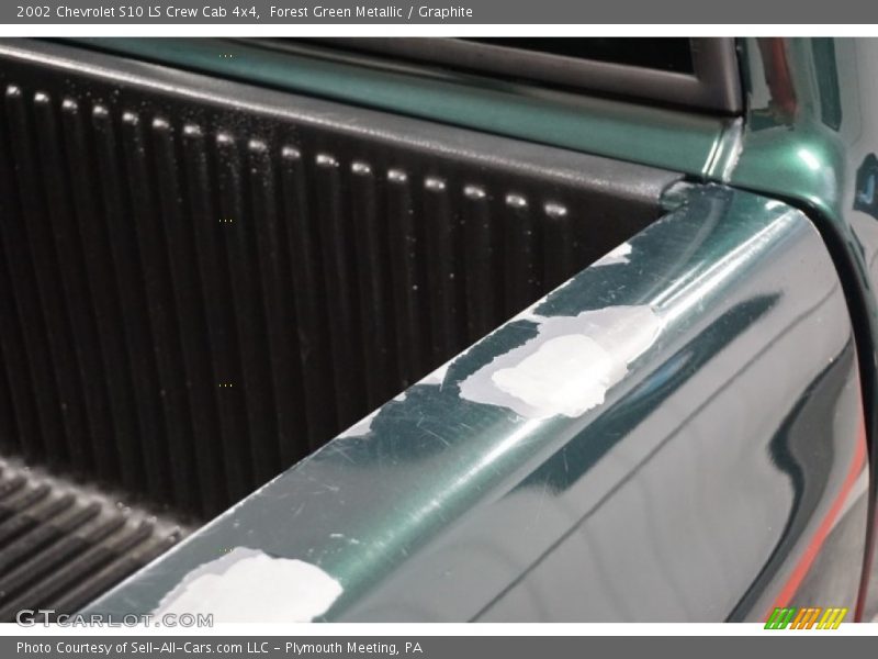 Forest Green Metallic / Graphite 2002 Chevrolet S10 LS Crew Cab 4x4