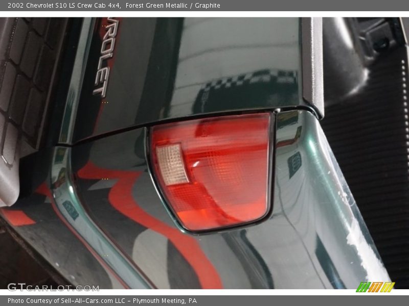 Forest Green Metallic / Graphite 2002 Chevrolet S10 LS Crew Cab 4x4