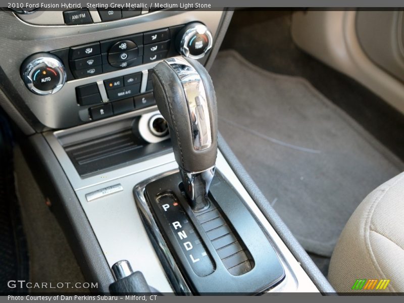 Sterling Grey Metallic / Medium Light Stone 2010 Ford Fusion Hybrid