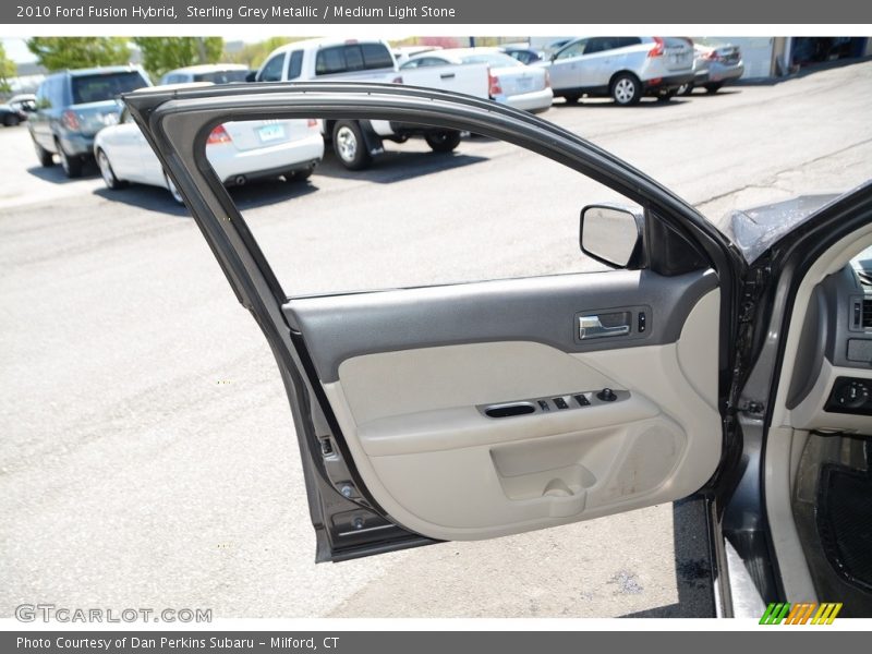 Sterling Grey Metallic / Medium Light Stone 2010 Ford Fusion Hybrid