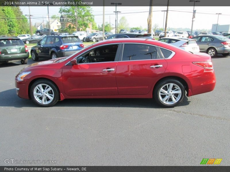Cayenne Red / Charcoal 2014 Nissan Altima 2.5 SV