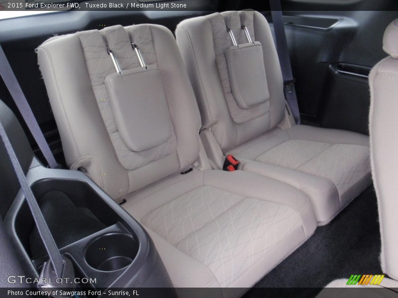Tuxedo Black / Medium Light Stone 2015 Ford Explorer FWD