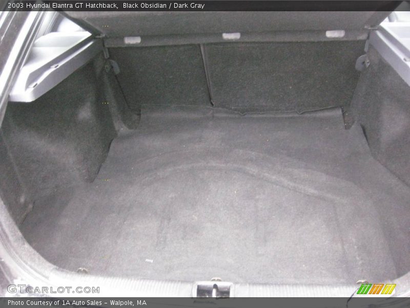 Black Obsidian / Dark Gray 2003 Hyundai Elantra GT Hatchback