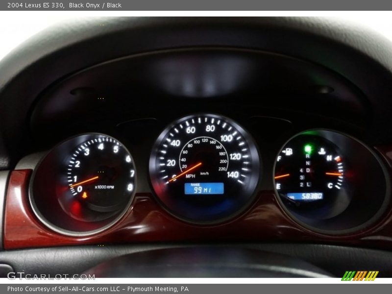 Black Onyx / Black 2004 Lexus ES 330