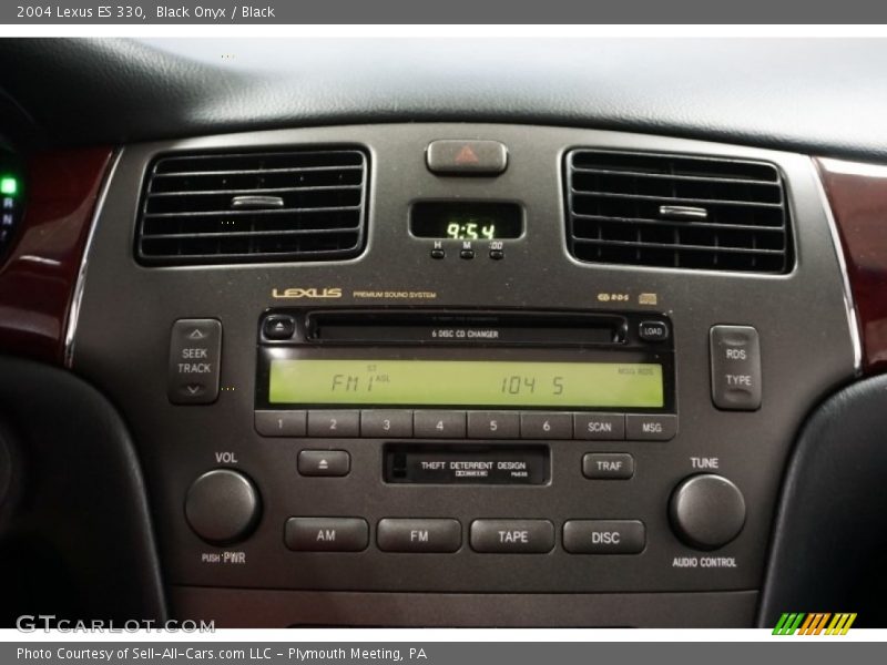 Black Onyx / Black 2004 Lexus ES 330