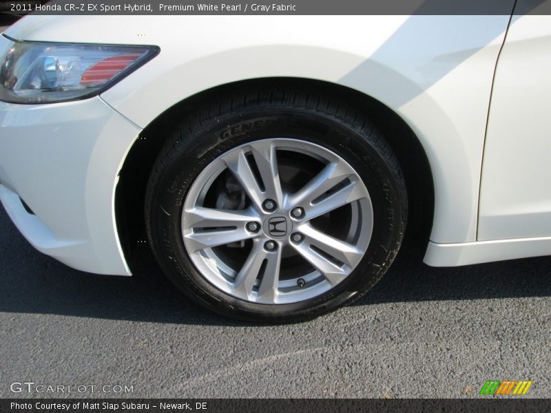 Premium White Pearl / Gray Fabric 2011 Honda CR-Z EX Sport Hybrid