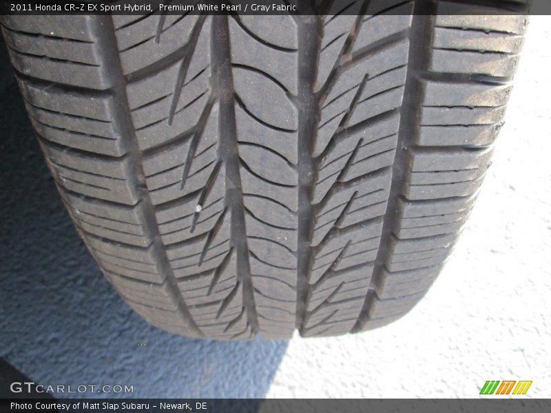 Premium White Pearl / Gray Fabric 2011 Honda CR-Z EX Sport Hybrid