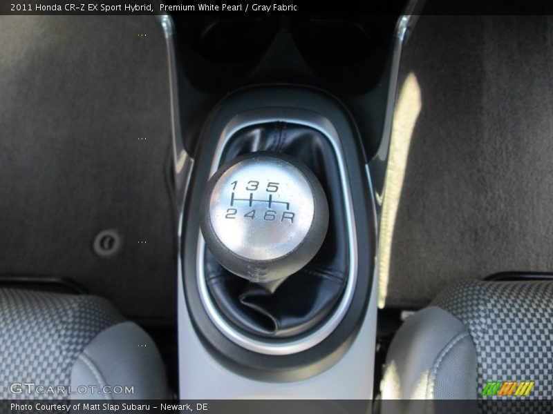 Premium White Pearl / Gray Fabric 2011 Honda CR-Z EX Sport Hybrid