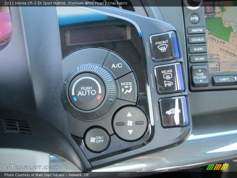 Premium White Pearl / Gray Fabric 2011 Honda CR-Z EX Sport Hybrid
