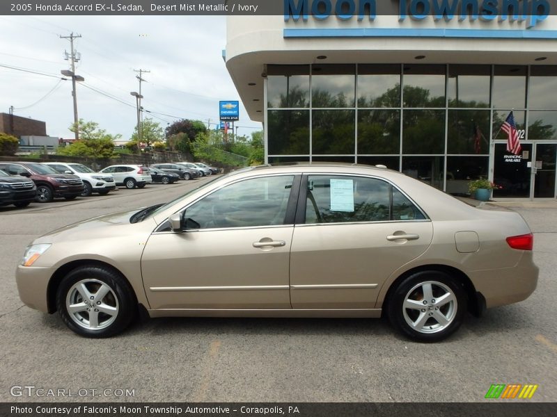 Desert Mist Metallic / Ivory 2005 Honda Accord EX-L Sedan