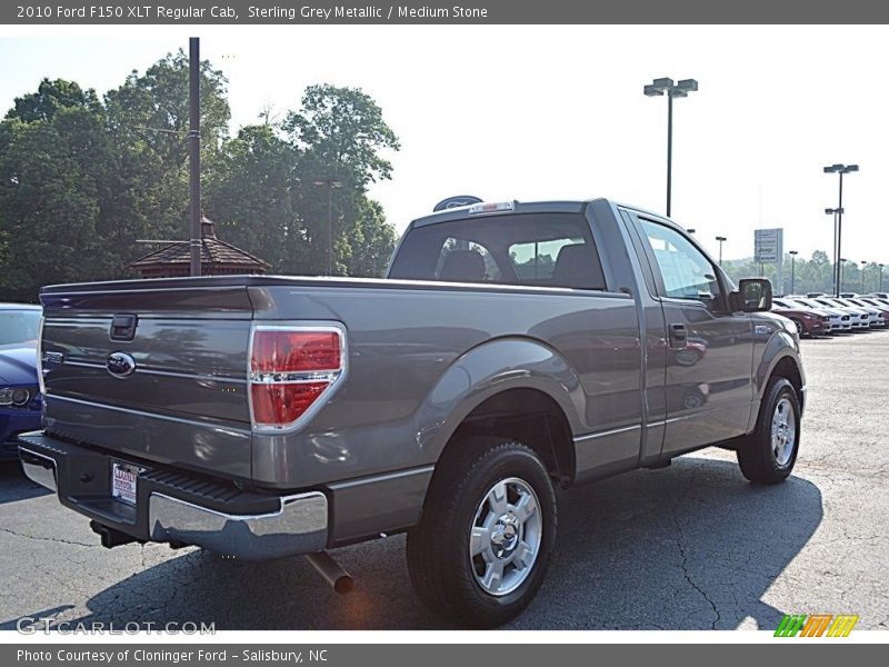 Sterling Grey Metallic / Medium Stone 2010 Ford F150 XLT Regular Cab