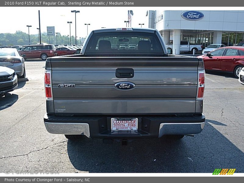 Sterling Grey Metallic / Medium Stone 2010 Ford F150 XLT Regular Cab