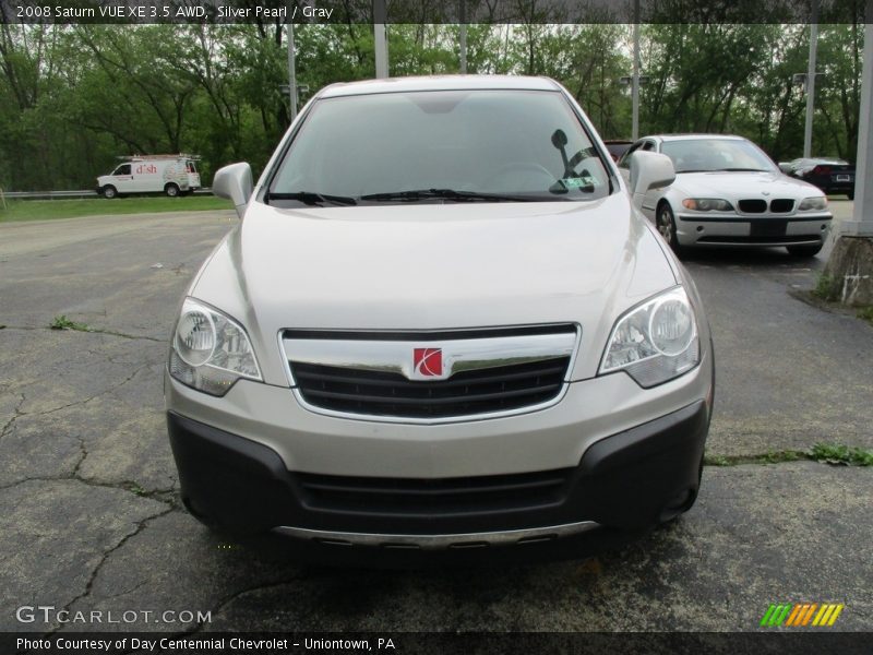 Silver Pearl / Gray 2008 Saturn VUE XE 3.5 AWD