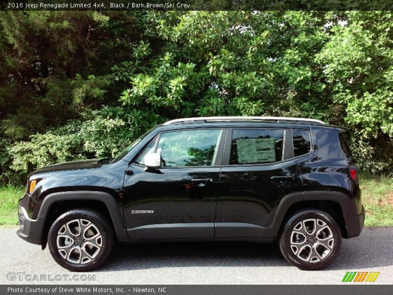 Black / Bark Brown/Ski Grey 2016 Jeep Renegade Limited 4x4