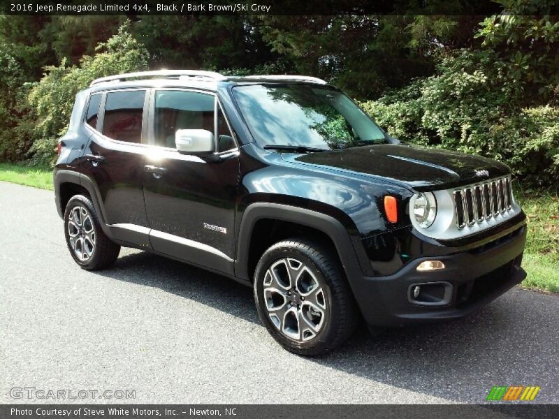 Black / Bark Brown/Ski Grey 2016 Jeep Renegade Limited 4x4