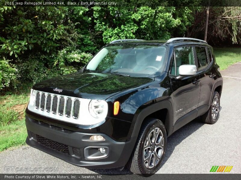 Black / Bark Brown/Ski Grey 2016 Jeep Renegade Limited 4x4
