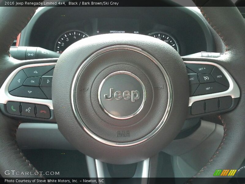 Black / Bark Brown/Ski Grey 2016 Jeep Renegade Limited 4x4