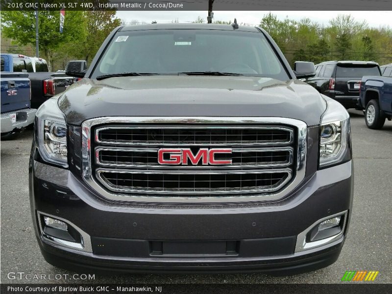 Iridium Metallic / Cocoa/Dune 2016 GMC Yukon XL SLT 4WD