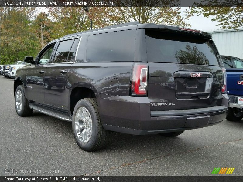 Iridium Metallic / Cocoa/Dune 2016 GMC Yukon XL SLT 4WD