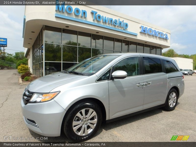 Alabaster Silver Metallic / Gray 2014 Honda Odyssey EX