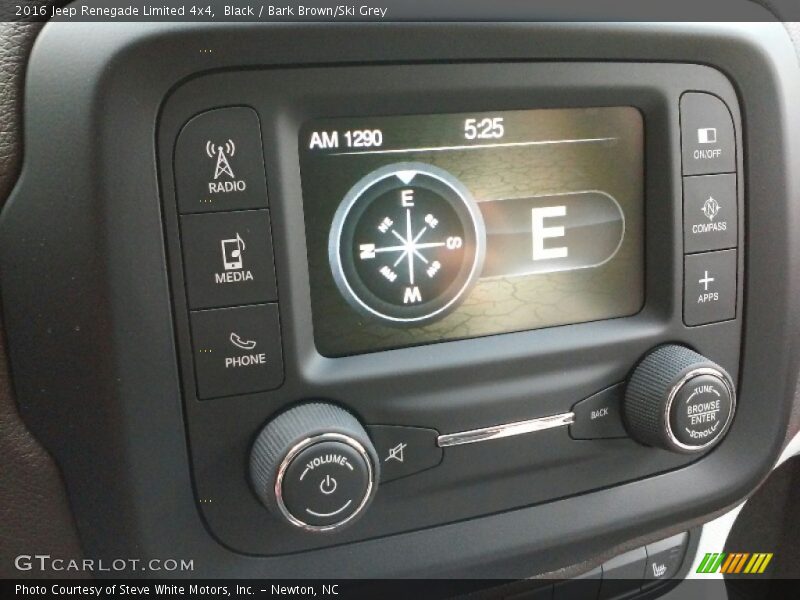 Black / Bark Brown/Ski Grey 2016 Jeep Renegade Limited 4x4