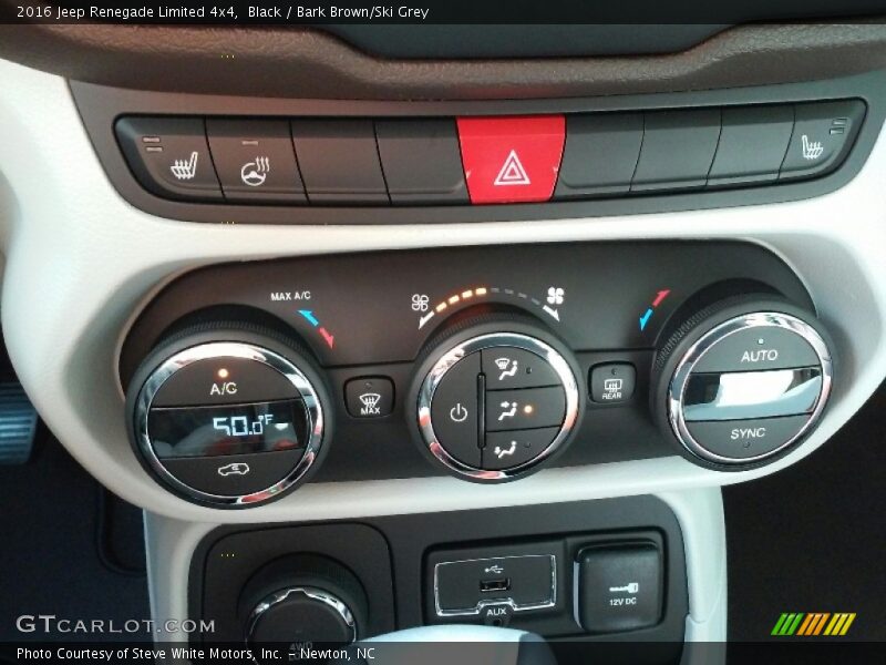 Black / Bark Brown/Ski Grey 2016 Jeep Renegade Limited 4x4