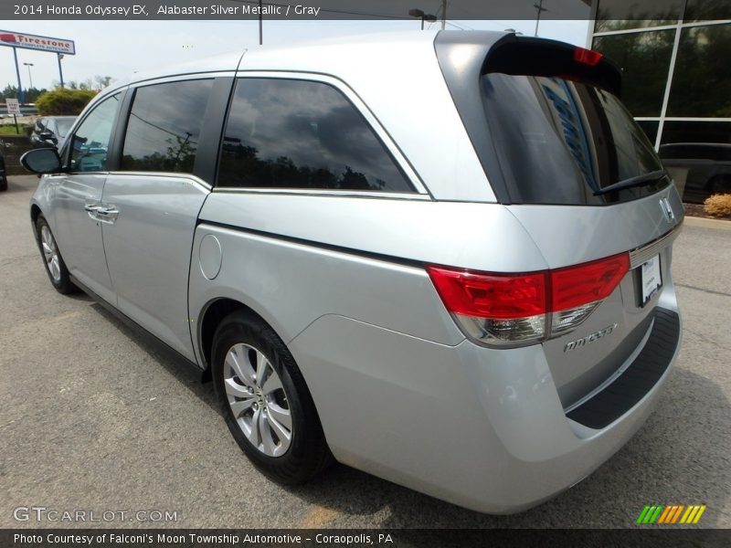 Alabaster Silver Metallic / Gray 2014 Honda Odyssey EX