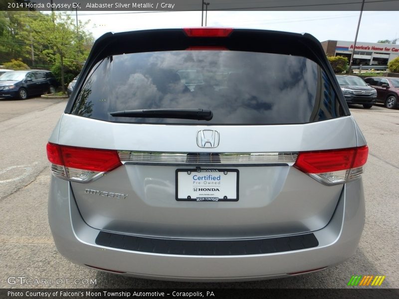 Alabaster Silver Metallic / Gray 2014 Honda Odyssey EX