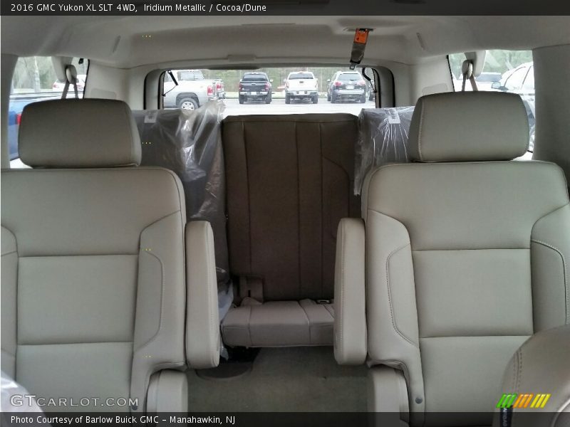 Rear Seat of 2016 Yukon XL SLT 4WD