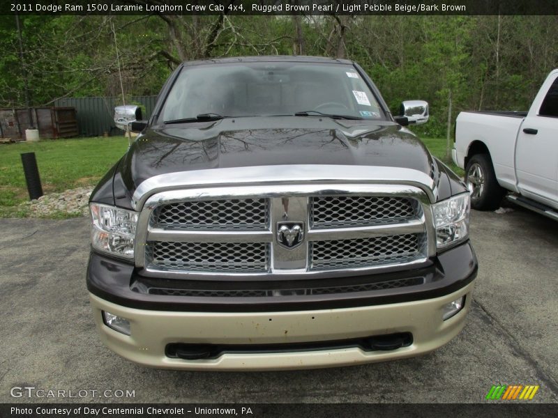 Rugged Brown Pearl / Light Pebble Beige/Bark Brown 2011 Dodge Ram 1500 Laramie Longhorn Crew Cab 4x4
