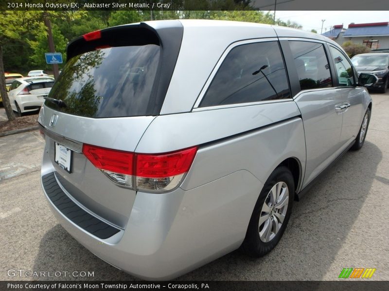 Alabaster Silver Metallic / Gray 2014 Honda Odyssey EX