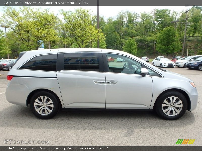 Alabaster Silver Metallic / Gray 2014 Honda Odyssey EX