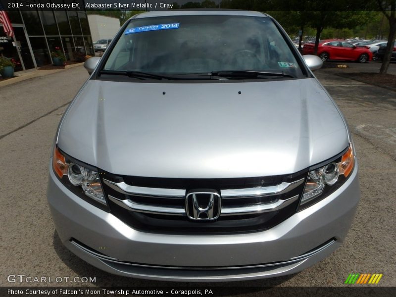 Alabaster Silver Metallic / Gray 2014 Honda Odyssey EX