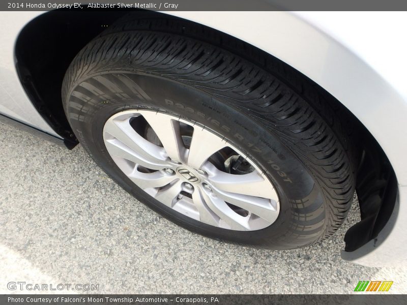Alabaster Silver Metallic / Gray 2014 Honda Odyssey EX